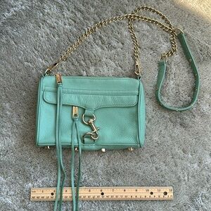 Rebecca Minkoff Aqua Mini MAC Crossbody Bag - Chic & Versatile!